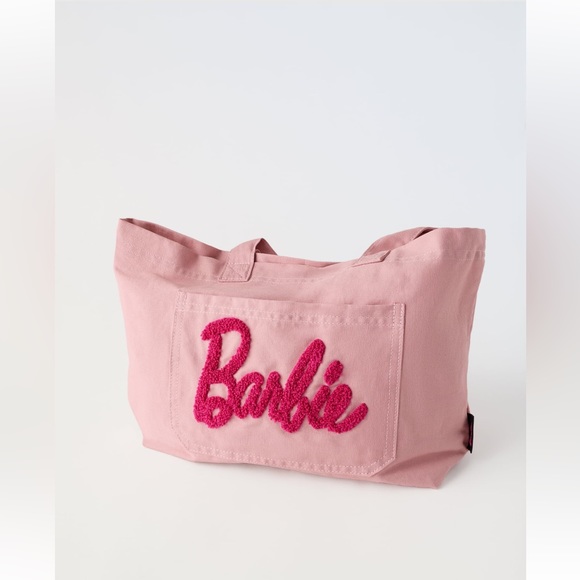 ZARA X BARBIE PINK TOTE - Picture 2 of 6
